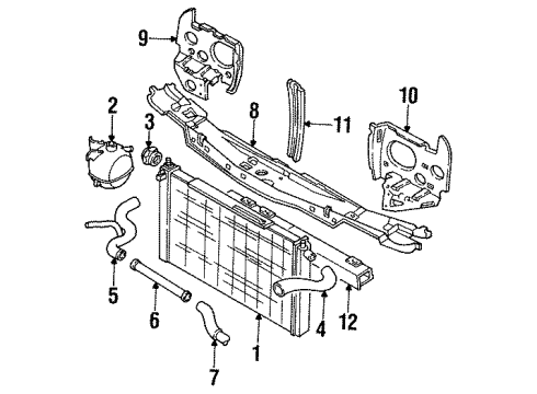 1991 Pontiac LeMans Hose,Coolant Pipe To Cyl Block(N00&L73) Diagram for 90323362