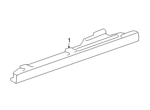 2013 Chevy Camaro Lamp Assembly, High Mount Stop Diagram for 22854063