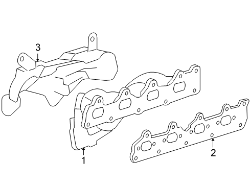 2010 Pontiac G6 Exhaust Manifold Diagram 1 - Thumbnail