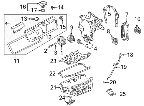 2003 Buick Rendezvous Filters Diagram