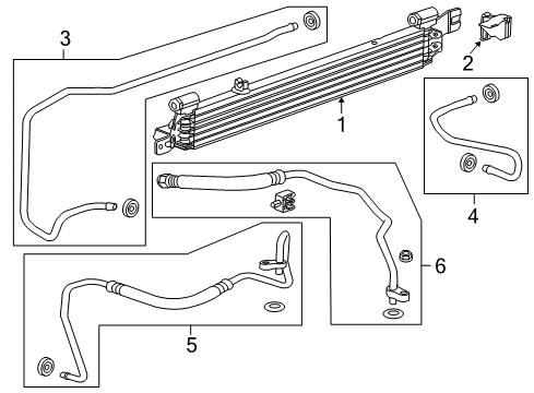 2019 Chevy Impala Trans Oil Cooler Diagram