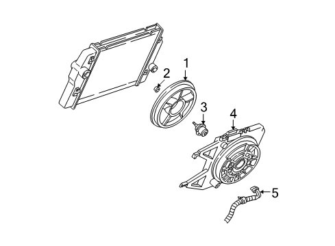 1993 Chevy Camaro Cooling System, Radiator, Water Pump, Cooling Fan Diagram 4 - Thumbnail