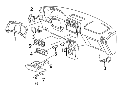 2005 Chevy Venture Switches Diagram 1 - Thumbnail