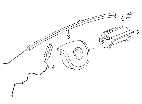 2014 Chevy Caprice Air Bag Components Diagram 1 - Thumbnail