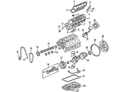 2000 Chevy Corvette INDICATOR Diagram for 12562468