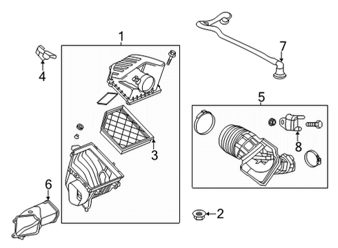 2020 Cadillac CT4 Air Intake Diagram 1 - Thumbnail