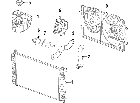 2007 Saturn Aura Window Defroster Diagram 1 - Thumbnail