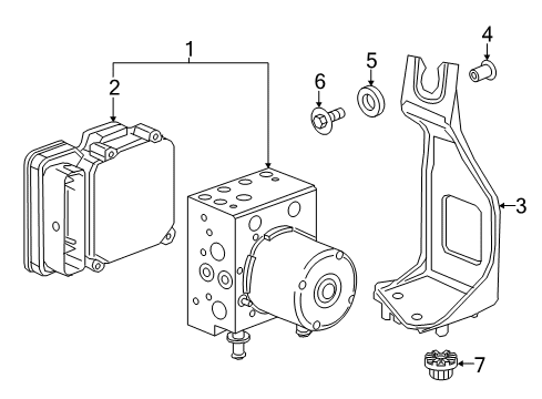 2019 Chevy Volt Anti-Lock Brakes Diagram 1 - Thumbnail