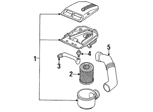 1987 Cadillac Allante Air Intake Diagram