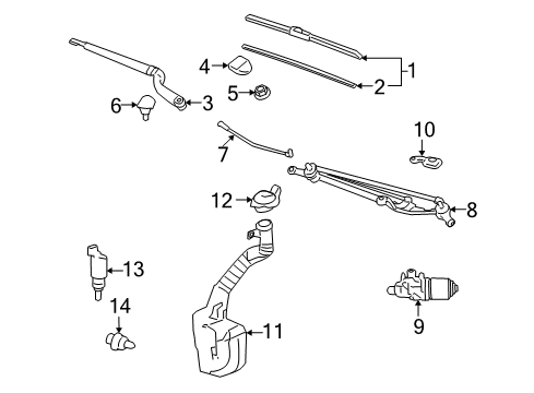 2006 Chevy Impala Wiper & Washer Components, Electrical Diagram