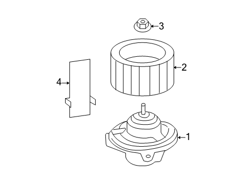 2006 Chevy Equinox Blower Motor & Fan Diagram