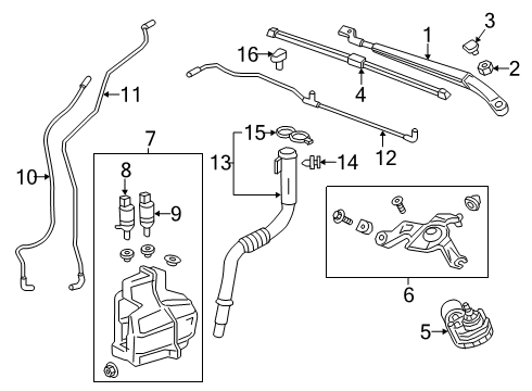 2021 Chevy Bolt EV Wipers Diagram 2 - Thumbnail