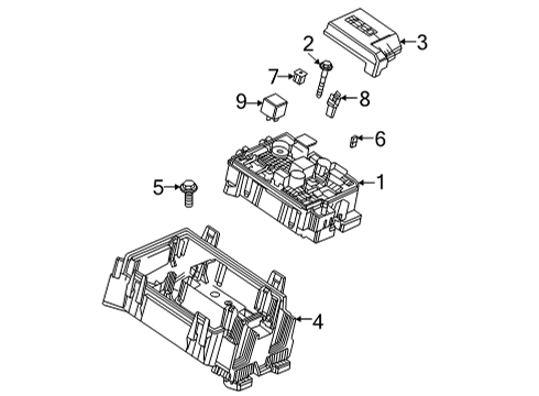 2023 Buick Encore GX BLOCK ASM-ENG WRG HARN JUNC Diagram for 42811521