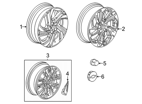 2022 Chevy Bolt EUV Wheels Diagram