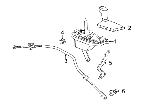 2018 Chevy Corvette Gear Shift Control - AT Diagram