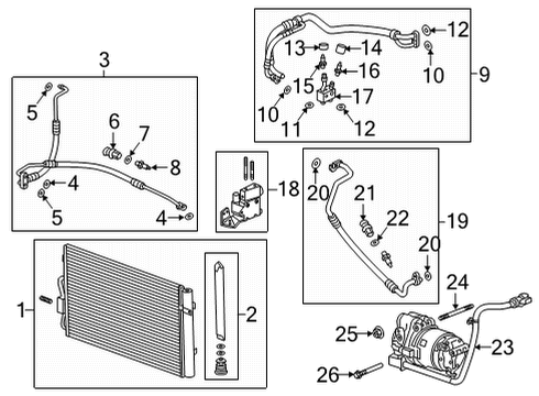 2023 Chevy Bolt EUV A/C Compressor Diagram