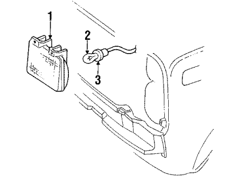 1986 Chevy G30 Park Lamps Diagram 1 - Thumbnail