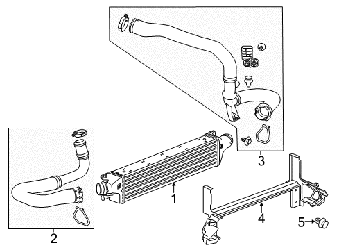 2013 Buick Encore Intercooler, Fuel Delivery Diagram