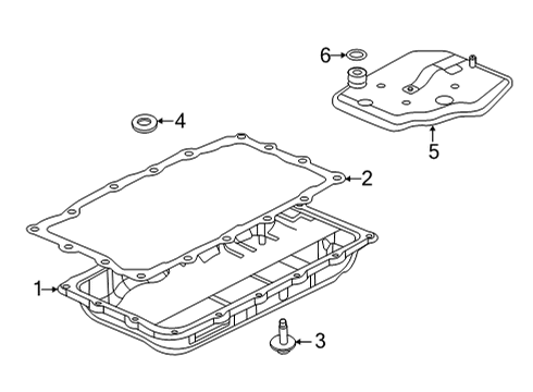 2020 Cadillac CT4 Transmission Components Diagram 2 - Thumbnail