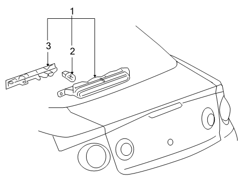 2006 Chevy Cobalt High Mount Lamps Diagram