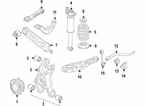 2021 GMC Terrain Rear Suspension Diagram 3 - Thumbnail