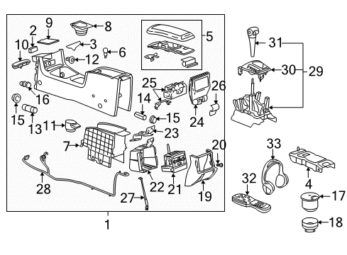 2007 Chevy Malibu Gear Shift Control - AT Diagram 2 - Thumbnail