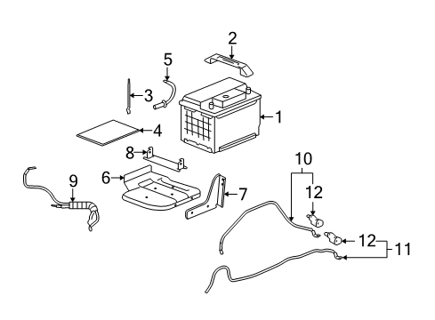 2008 Chevy Corvette Battery Diagram 2 - Thumbnail