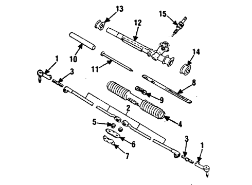 1989 Oldsmobile Cutlass Calais Hose Assembly, P/S Gear Inlet Diagram for 26012068