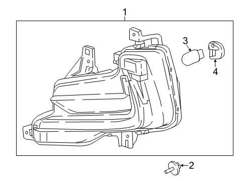 2021 Buick Enclave Bulbs Diagram