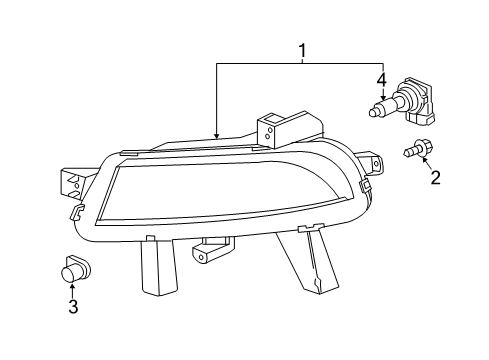 2015 Buick LaCrosse Daytime Running Lamps Diagram