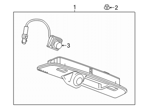 2021 Buick Envision License Lamps Diagram