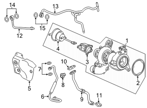 2021 Chevy Trax Turbocharger & Components Diagram 1 - Thumbnail