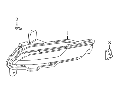 2022 Buick Encore GX Backup Lamps Diagram