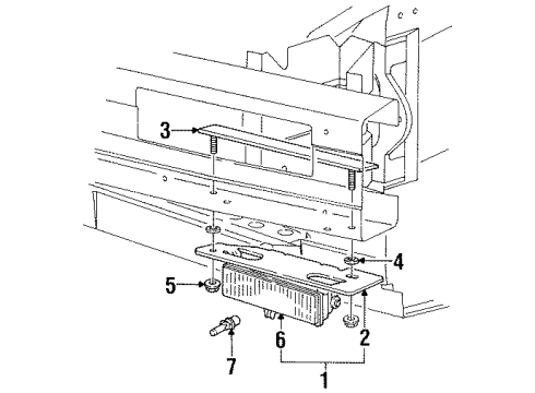 1996 Oldsmobile Achieva Fog Lamps Diagram