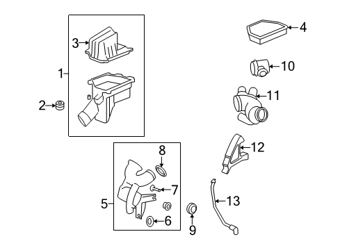 2008 Saturn Vue Air Intake Diagram 4 - Thumbnail