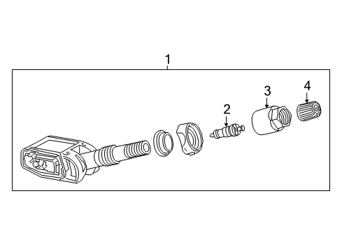 2016 Cadillac CTS Tire Pressure Monitoring, Electrical Diagram 1 - Thumbnail