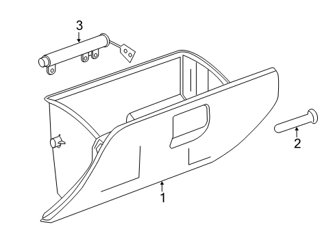 2021 GMC Canyon Door Assembly, I/P Compt *Cocoa Diagram for 84671680