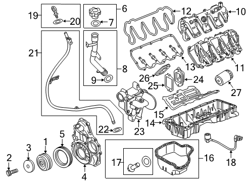 2014 GMC Sierra 3500 HD Filters Diagram 4 - Thumbnail