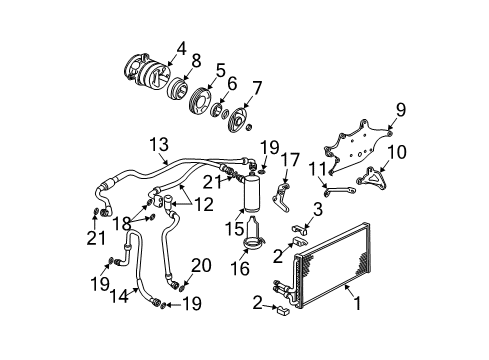 2003 GMC Sonoma Air Conditioner Diagram 1 - Thumbnail