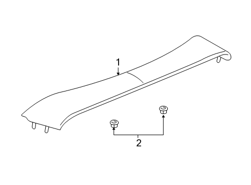 2002 Chevy Impala Rear Spoiler Diagram