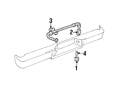 1994 GMC C3500 License Lamps Diagram 1 - Thumbnail