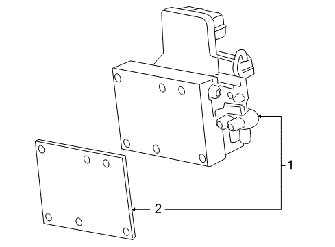 2009 Hummer H3T Anti-Lock Brakes Diagram 1 - Thumbnail