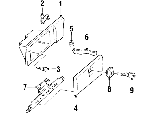 2004 Oldsmobile Silhouette Glove Box Diagram