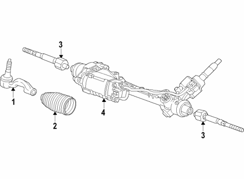 2016 Chevy Camaro Steering Column & Wheel, Steering Gear & Linkage Diagram 4 - Thumbnail