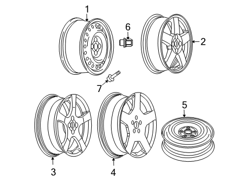 2007 Chevy Cobalt Wheels Diagram