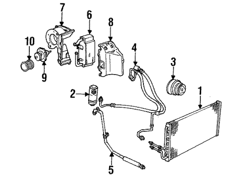 1986 GMC S15 Air Conditioner Diagram