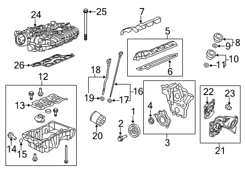 2010 Cadillac SRX Filters Diagram 1 - Thumbnail