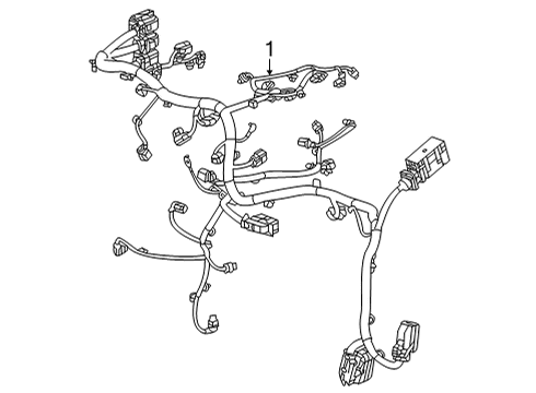 2021 Buick Encore GX Wiring Harness Diagram