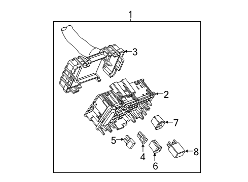 2019 Buick Regal Sportback Fuse & Relay Diagram 2 - Thumbnail