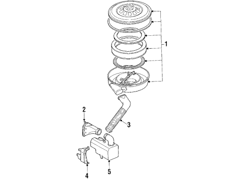 1985 GMC S15 Air Inlet Diagram 2 - Thumbnail